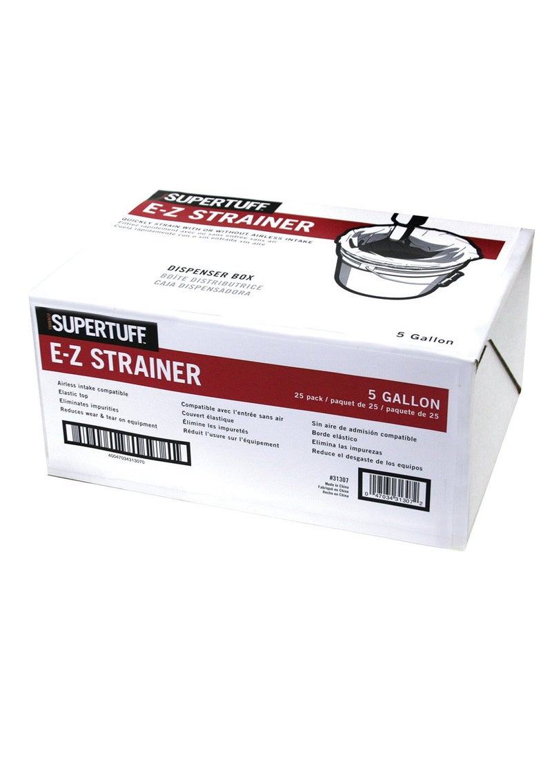 Trimaco SuperTuff E-Z Strainer, 5 gallon, 25 pack White - Image 1